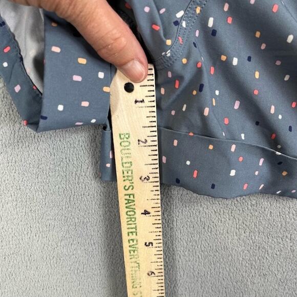 Lululemon Shorts Womens 6 Gray Spring Break Away Confetti Running Workout Gym - Picture 9 of 11